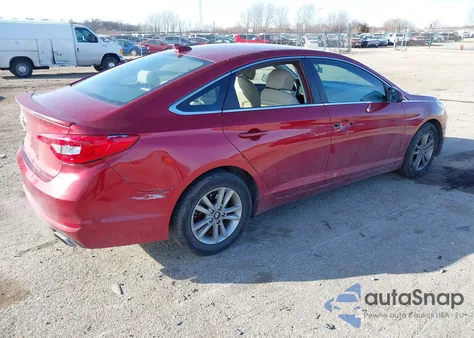 2015 Hyundai Sonata Se from USA, damaged, VIN 5NPE24AF7FH118990